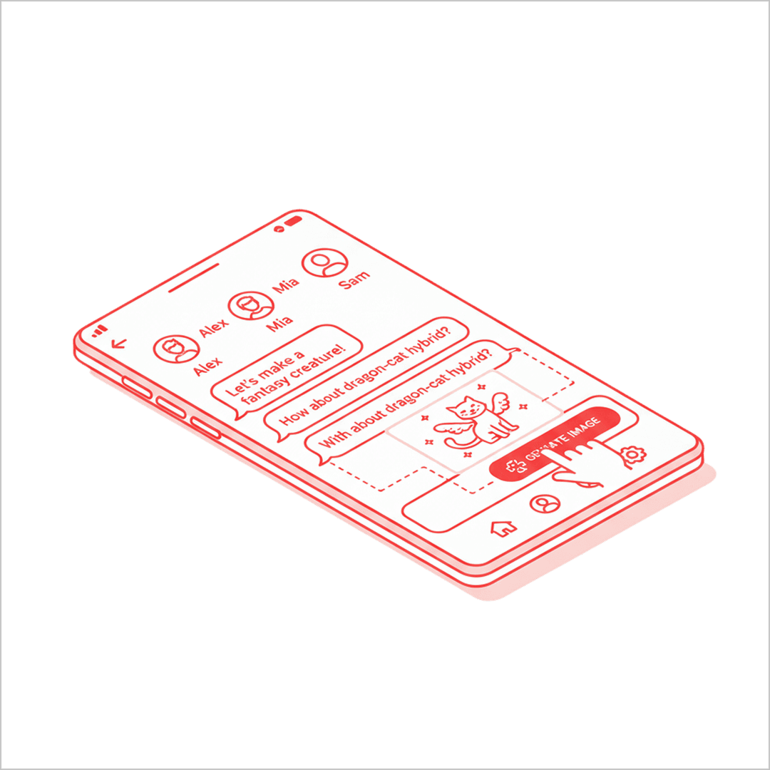 Generate Image: Visual Content on Demand Illustration