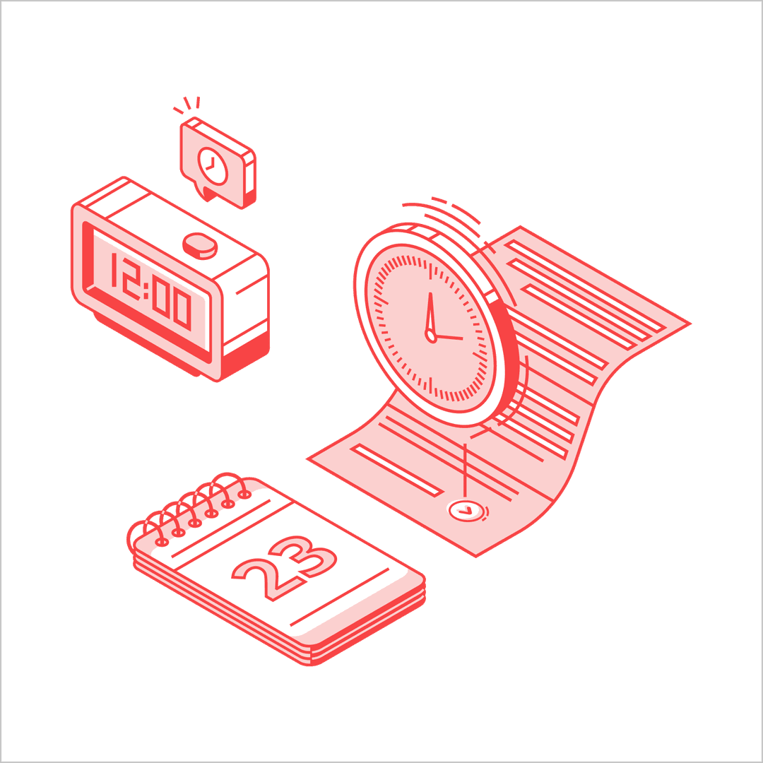 Task Reminder: Never Miss a Deadline Illustration